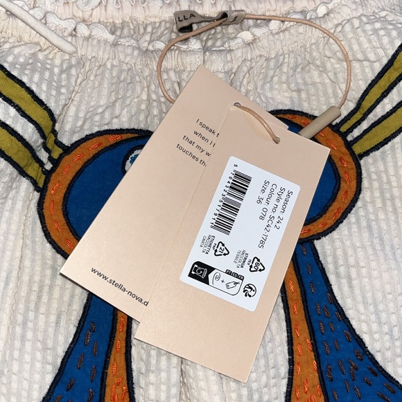 Anthropology STELLA NOVA PEACOCK OFF-THE-SHOULDER BLOUSE - Picture 6 of 7